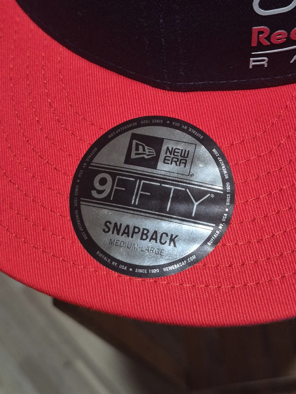 New Era Oracle Red Bull Racing Snapback Hat - Navy & Red